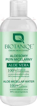 BIOTANIQE,aloesowy płyn miceralarny,przód