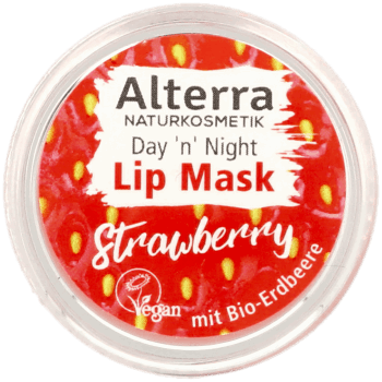 ALTERRA,maska do ust, strawberry,przód
