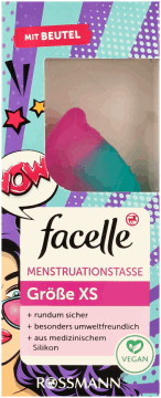 FACELLE,kubeczek menstruacyjny rozm. XS,przód