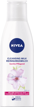 NIVEA,łagodzące mleczko oczyszczające do twarzy, cera sucha i wrażliwa,przód