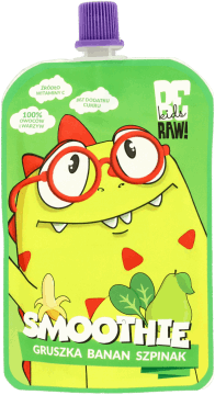 BERAW!,smoothie owocowe gruszka, banan, szpinak,przód