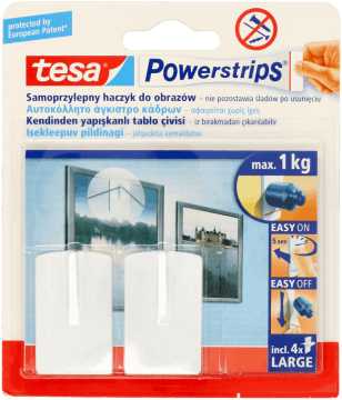 TESA,haczyk samoprzylepny,przód