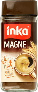 INKA,rozpuszczalna kawa zbożowa wzbogacona w magnez,przód