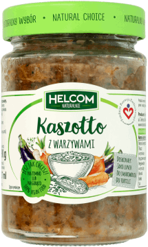 HELCOM,danie gotowe Kaszotto z kaszy gryczanej z warzywami,przód