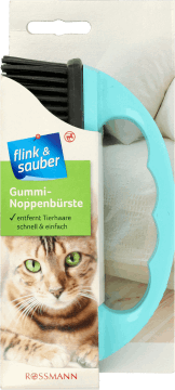 FLINK&SAUBER,szczotka do zbierania sierści gumowa,przód