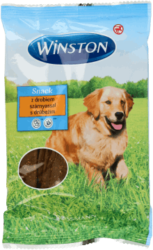 WINSTON,przysmak dla psów z drobiem,przód