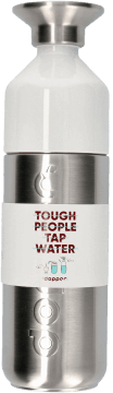 DOPPER,butelka na wodę tough people tap water,przód