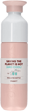 DOPPER,butelka termiczna saving the planet is cool,przód