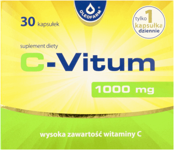 C-VITUM, suplement diety, C-Vitum 1000 mg, 30 szt. | Drogeria Rossmann.pl