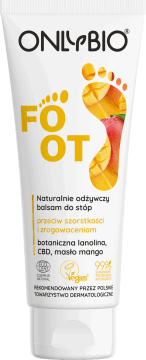 ONLYBIO,balsam do stóp odżywczy,przód