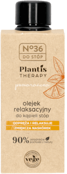NO 36,olejek do kąpieli stóp relaksacyjny, odprężający, zmiękcza naskórek, Pomarańcza,przód
