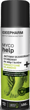 MYCO HELP,aktywny dezodorant do stóp i butów, Piroctone Olamine,przód