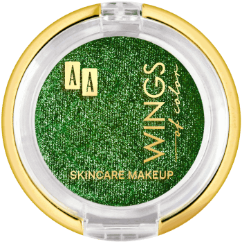 AA WINGS OF COLOR,cień do powiek wypiekany, mineralny, nr 105 Deep Green,przód
