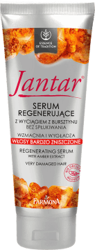 FARMONA JANTAR,serum regenerujące z wyciągiem z bursztynu do włosów bardzo zniszczonych,przód
