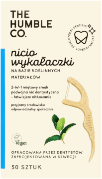 HUMBLE,nić dentystyczna na uchwycie,przód