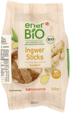ENERBIO,kandyzowany imbir,przód