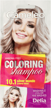 DELIA CAMELEO,szampon koloryzujący nr 10.0 Srebrny Blond,przód