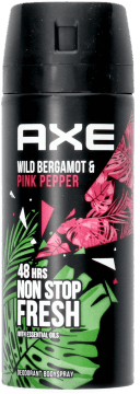 AXE,dezodorant w aerozolu Wild Bergamot & Pink Pepper,przód