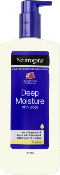 NEUTROGENA,emulsja do ciała z olejkiem, głęboko nawilżająca, skóra sucha,przód
