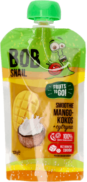 BOB SNAIL,smoothie mango-kokos z cytryną,przód