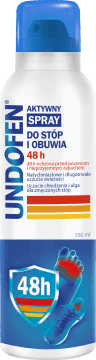 UNDOFEN,spray do stóp i obuwia aktywny, 48 h,przód