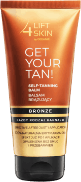 LIFT4SKIN,balsam do ciała brązujący, każdy rodzaj karnacji,przód