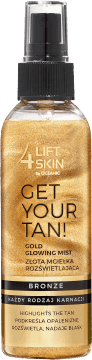 LIFT4SKIN,mgiełka do ciała brązująca i rozświetlająca, każdy rodzaj karnacji,przód