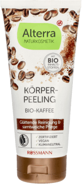 ALTERRA,łagodny peeling kawa Bio,przód