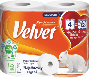 VELVET,papier toaletowy 2-warstwowy,przód