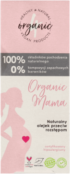 4ORGANIC,naturalny olejek przeciw rozstępom dla kobiet w ciąży i mam,przód