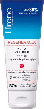 LIRENE,krem do stóp ratunek na zrogowacenia, pękające pięty,przód