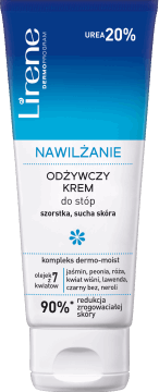 LIRENE,krem do stóp odżywczy, szorstka, sucha skóra,przód