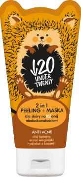 UNDER TWENTY,peeling-maska do twarzy 2w1,przód