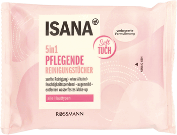 ISANA YOUNG,chusteczki oczyszczające,przód