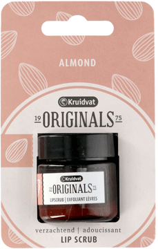 KRUIDVAT,peeling do ust z olejem migdałowym,przód