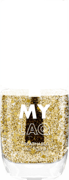 MYLAQ,lakier do paznokci oddychający, My Shining Geneva,przód