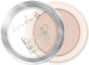 LOVELY,rozświetlacz do twarzy innowacyjna formuła, Bouncy Silver,kompozycja-1