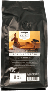 COFFE TIME BY ROSSO,kawa ziarnista Espresso,przód