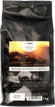 COFFE TIME BY ROSSO,kawa ziarnista Aroma Classic,przód