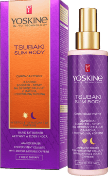 YOSKINE,booster-spray na cellulit japoński z matchą i podwójną kofeiną,kompozycja-1