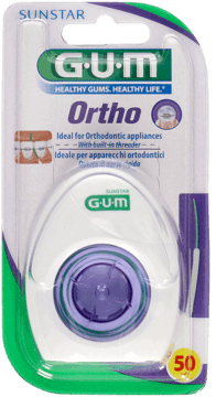 GUM,ortodontyczna nić dentystyczna,przód