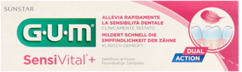 GUM,pasta do zębów na nadwrażliwość,przód