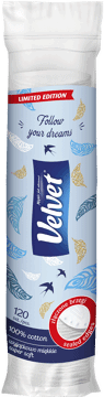 VELVET,płatki kosmetyczne 100% bawełny,przód