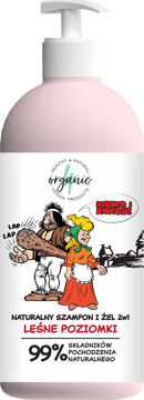4ORGANIC,szampon i żel naturalny, 2w1,przód