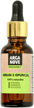 ARGANOVE,serum z opuncją wygładzający, odmładzający, regenerujący, 100% naturalny,przód