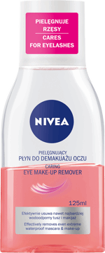 NIVEA,pielęgnujący dwufazowy płyn do demakijażu oczu,przód