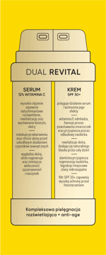 LIFT4SKIN,serum + krem rewitalizujący SPF 30+ 12% witamina C,tył