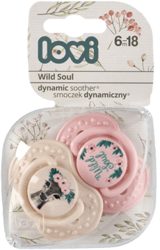 LOVI,smoczek dynamiczny, 6-18m,przód