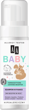 AA BABY,hipoalergiczny szampon w piance,przód