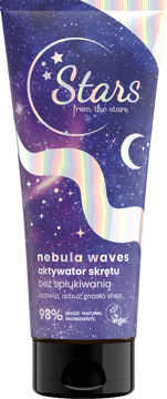 STARS FROM THE STARS,aktywator skrętu do włosów bez spłukiwania,przód